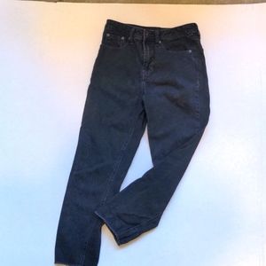 Gap Teen Girlfriend High Rise Jean, Black, Size 14